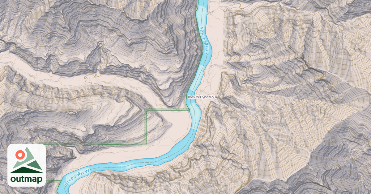 Map of Rock 'N Dyno