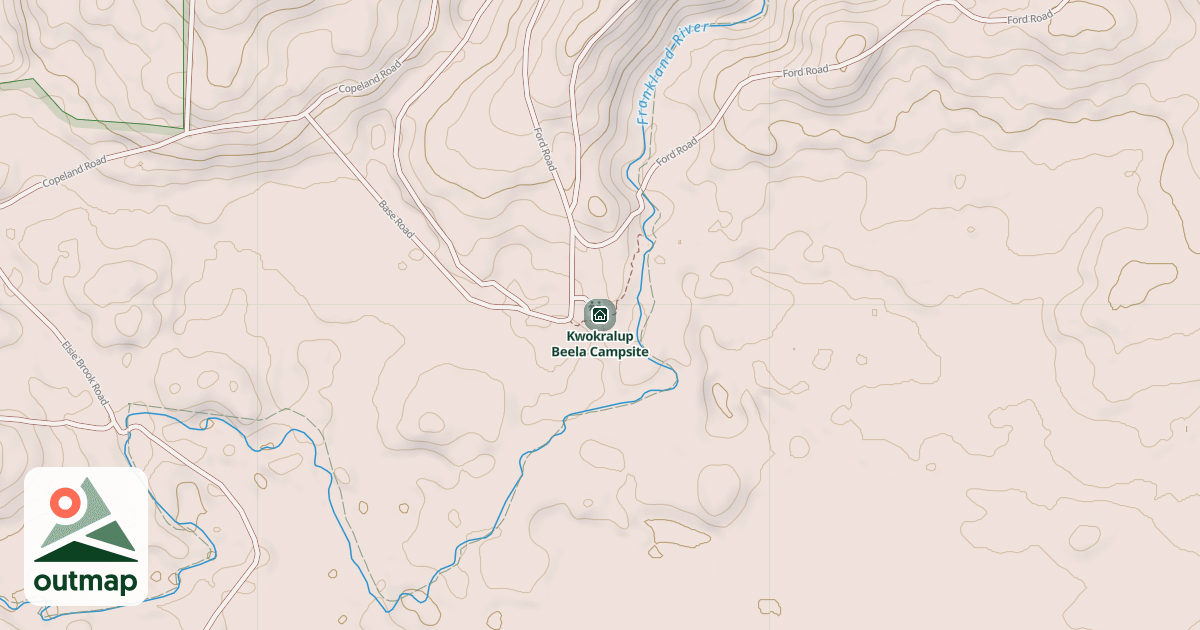 Map of Kwokralup Beela Campsite