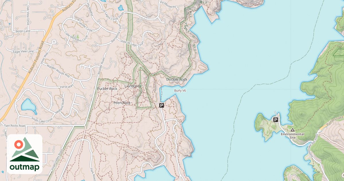 Map of Burly