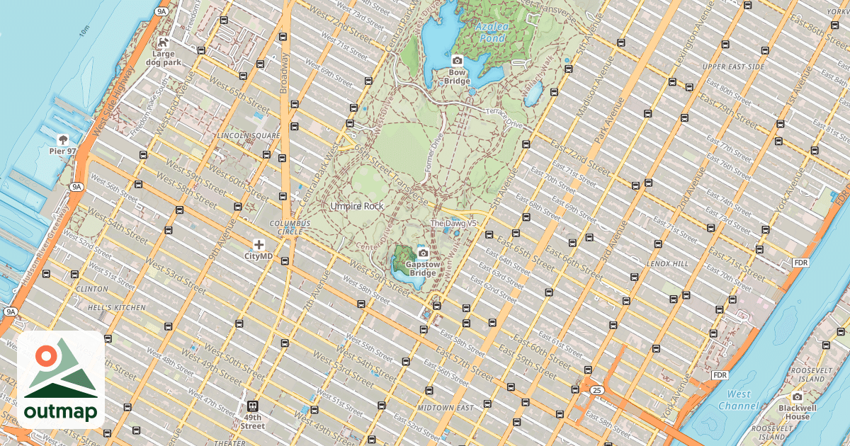 Map of The Dawg