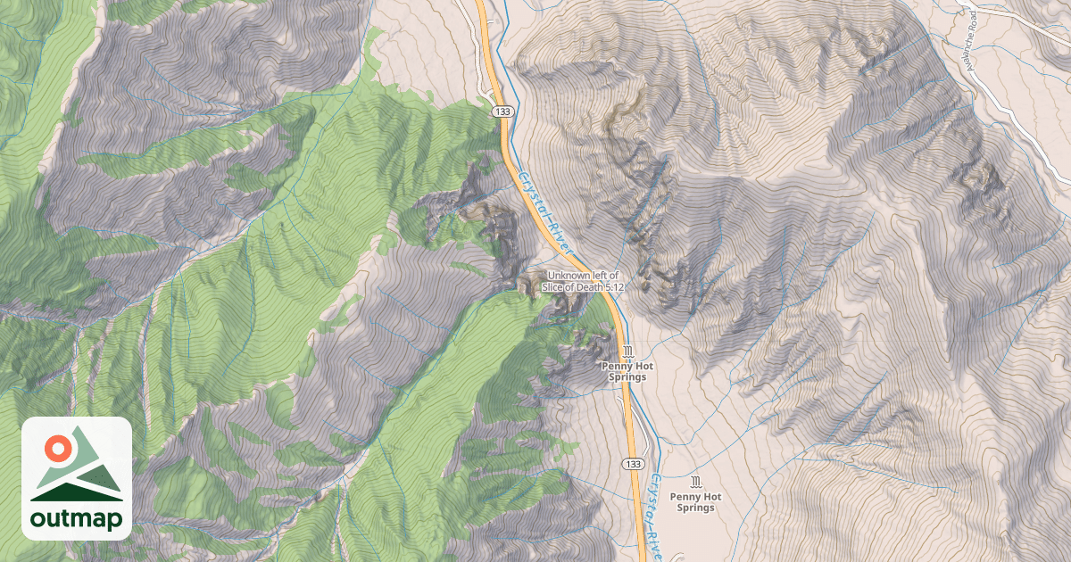 Map of Unknown left of Slice of Death