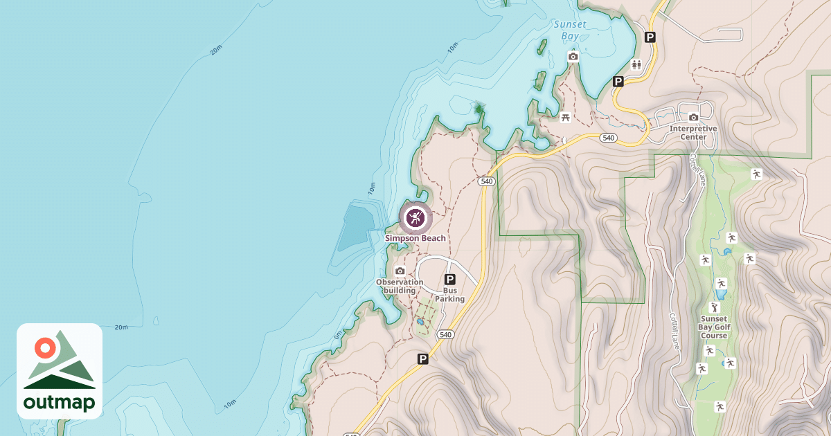 Map of Simpson Beach
