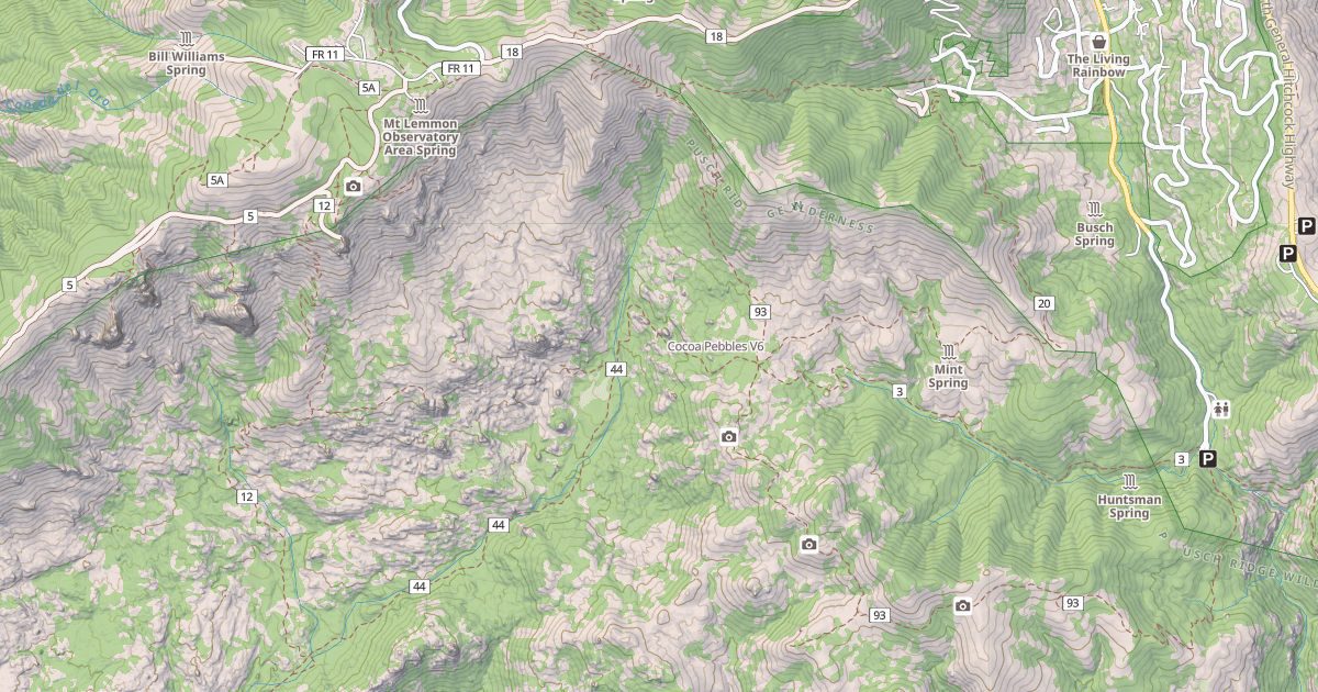 Map preview of Cocoa Pebbles
