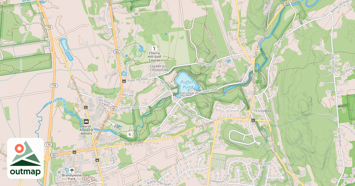 Map of Fish Hook