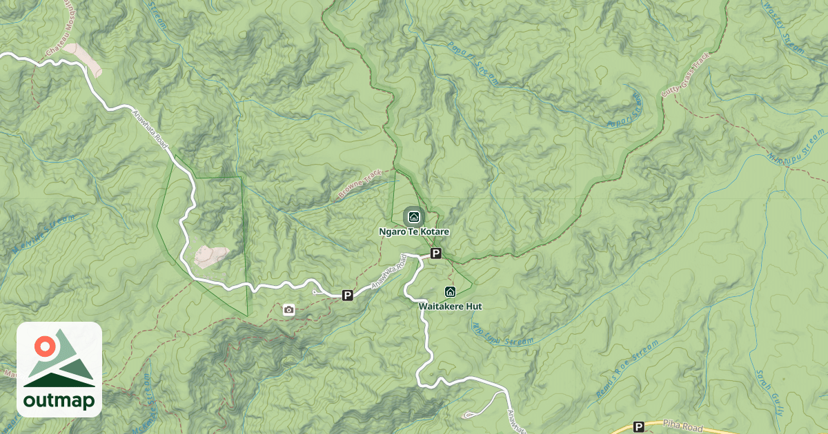 Map of Ngaro Te Kotare