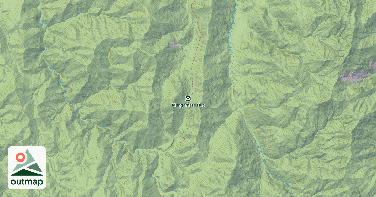 Map of Mangamate Hut