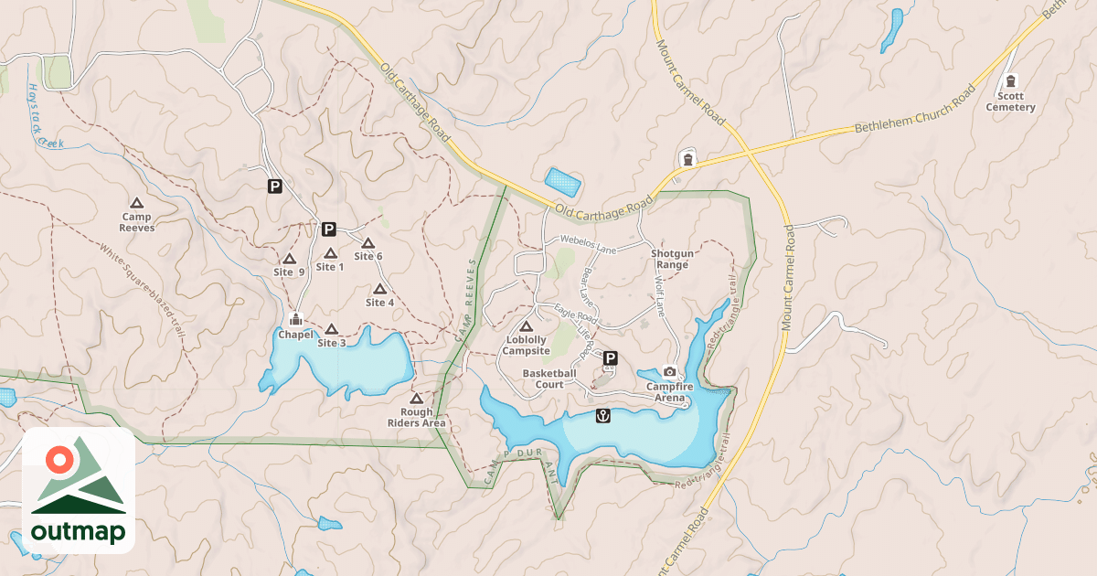 Map of Cabin 43