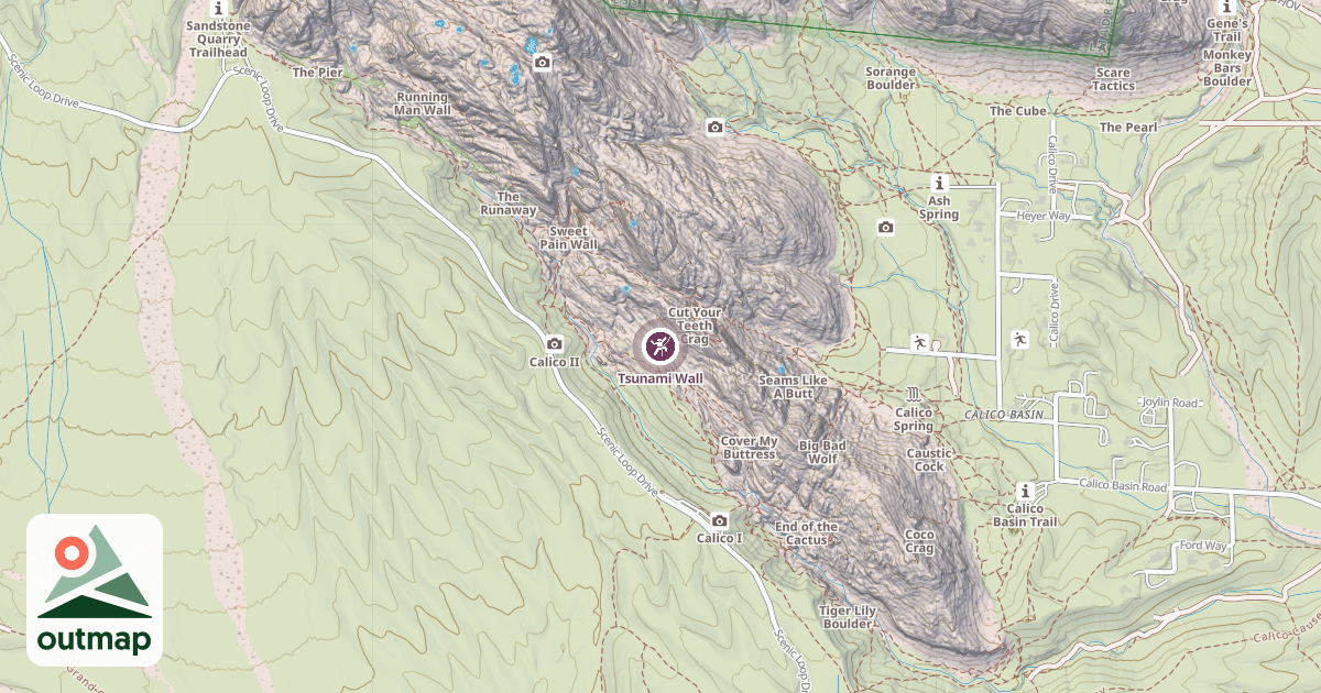 Map of Tsunami Wall