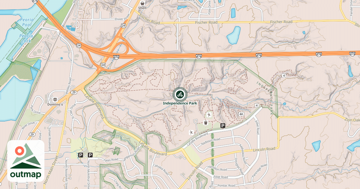 Map of Independence Park