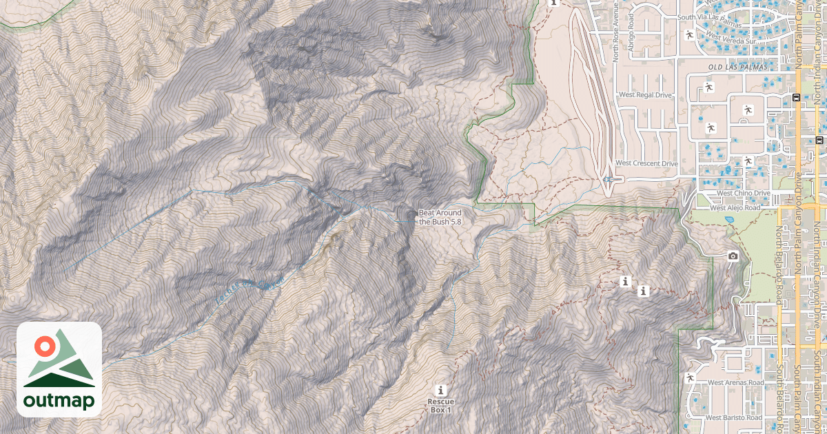 Map of Beat Around the Bush