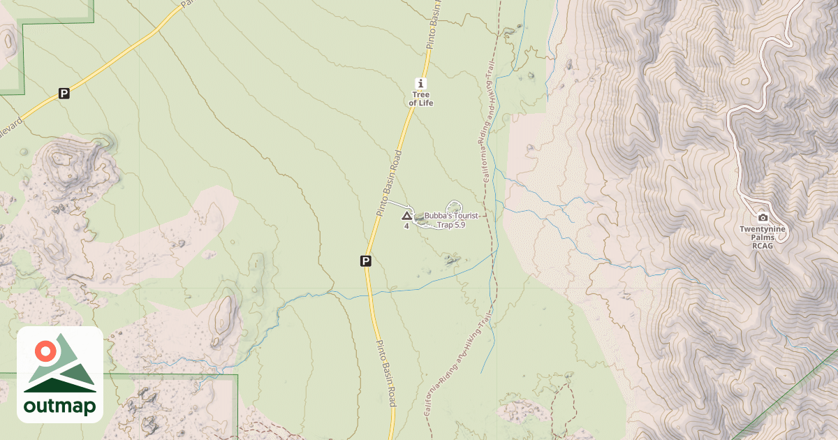 Map of Bubba's Tourist Trap