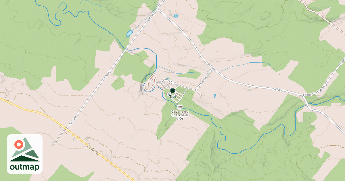 Map of Tipi