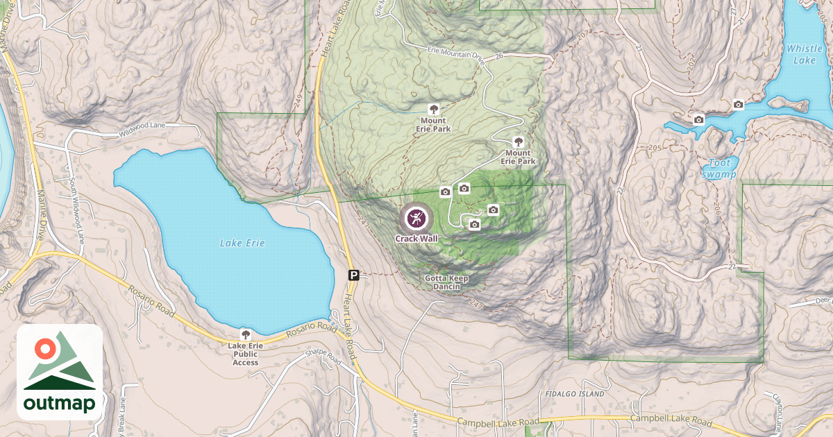 Map of Crack Wall
