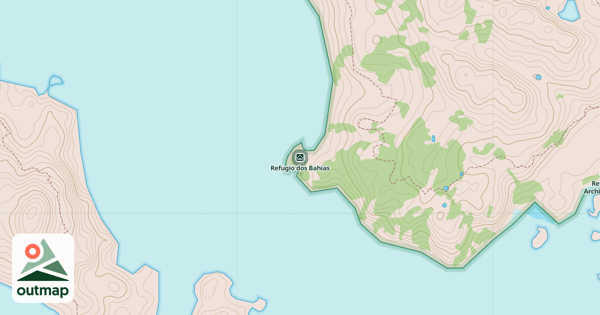 Map of Refugio dos Bahias