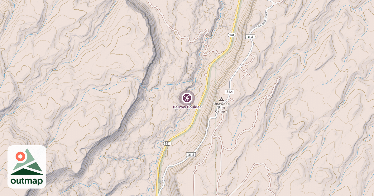 Map of Barrow Boulder