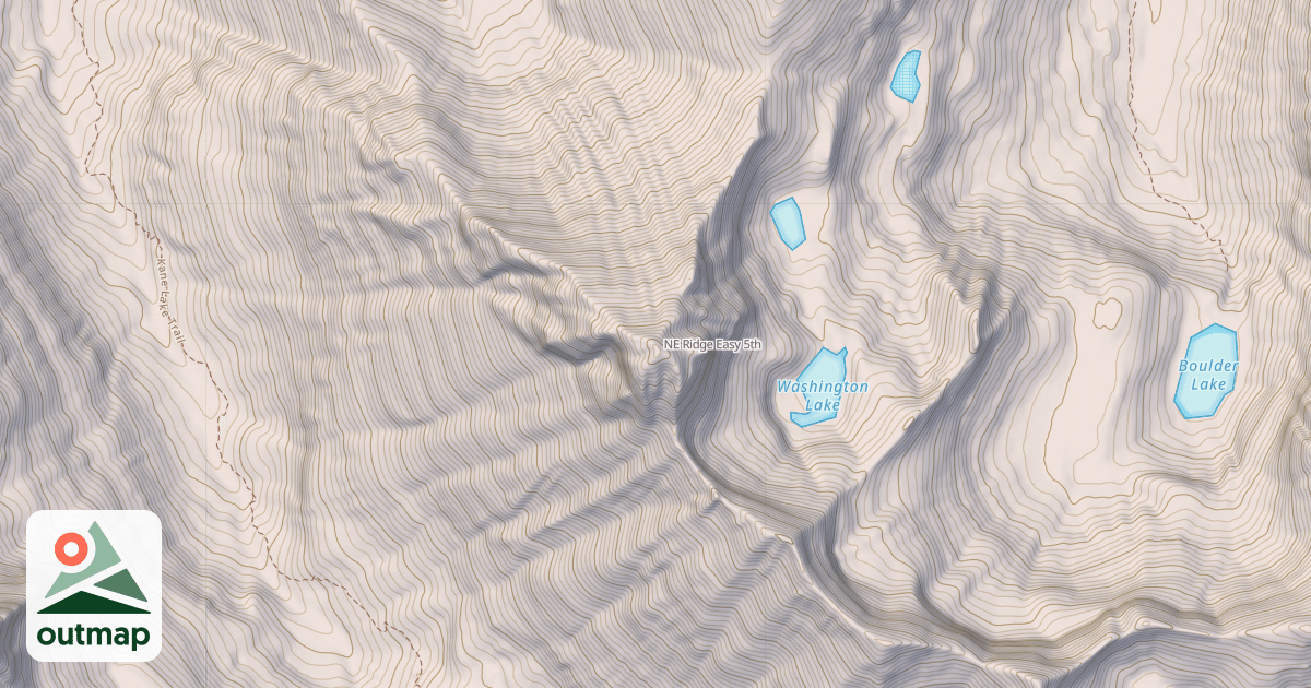 Map of NE Ridge