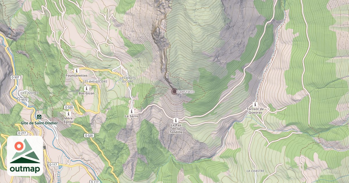 Map of Super Yacco