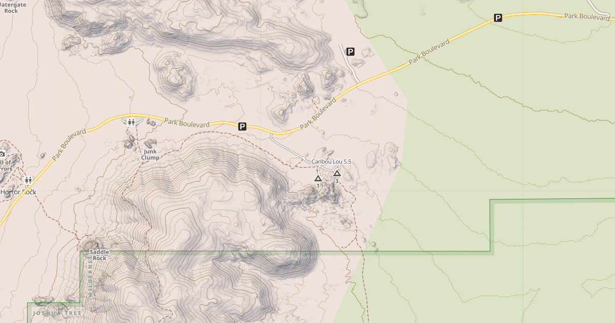 Map preview of Caribou Lou