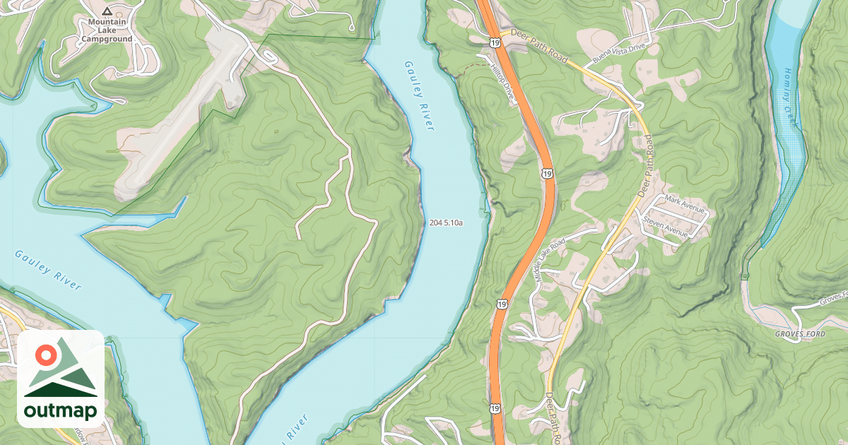 Map of 204
