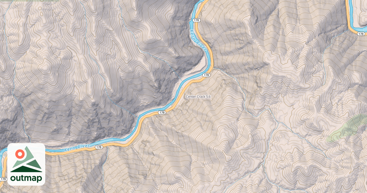Map of Center Crack