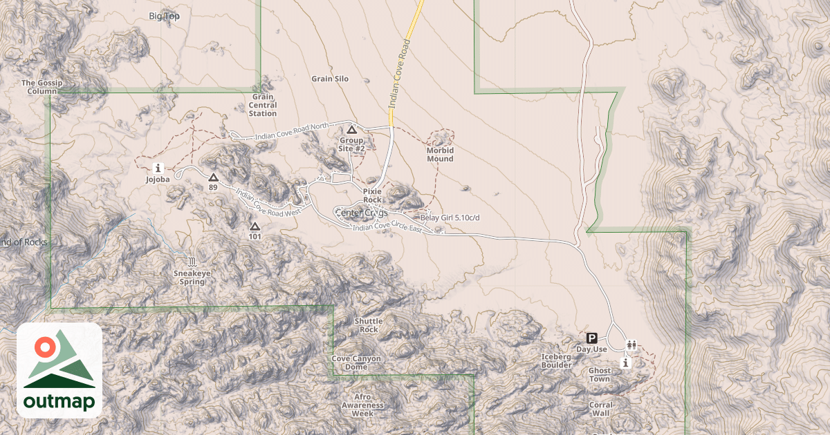 Map of Belay Girl