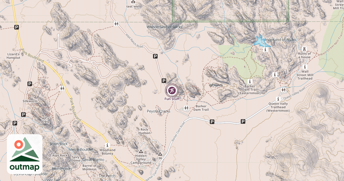 Map of Fun Stuff