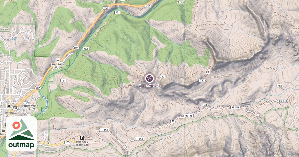 Map of Queen Victoria