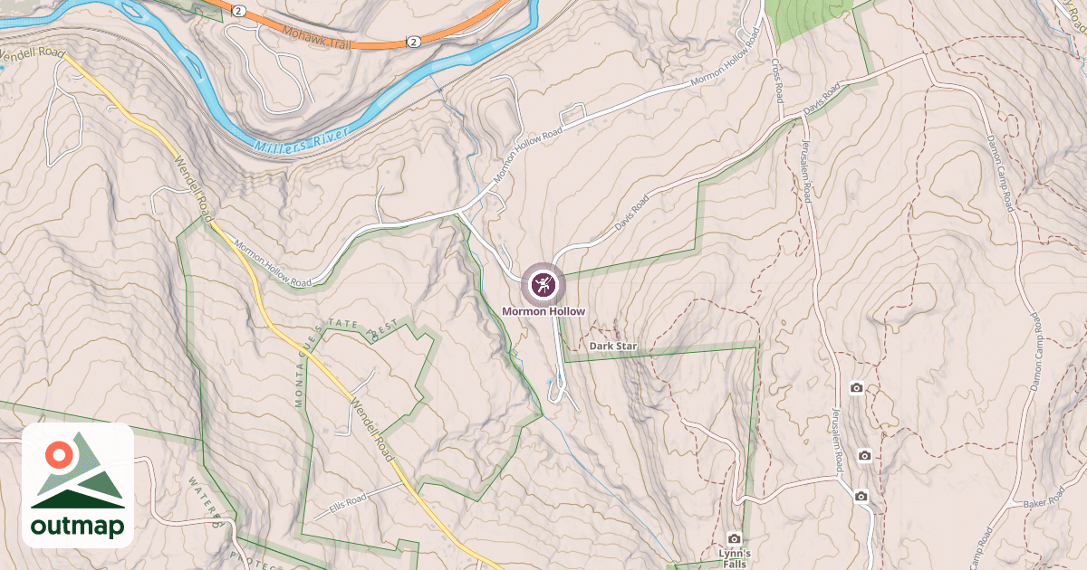 Map of Mormon Hollow