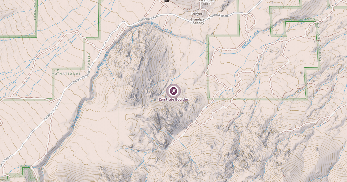 Map preview of Zen Flute Boulder