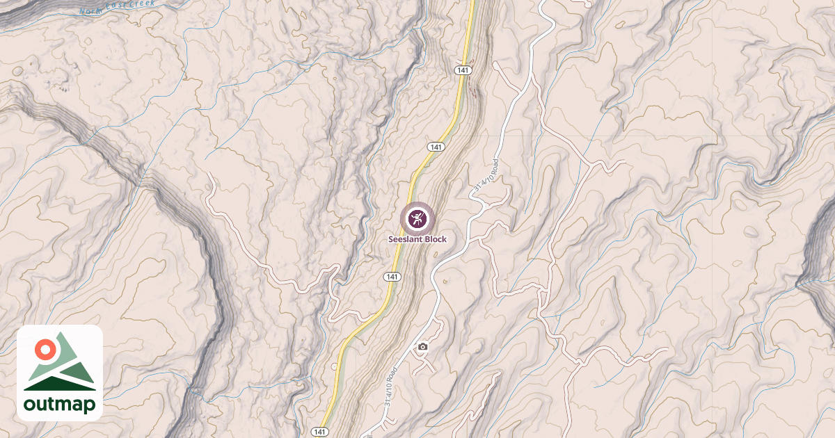 Map of Seeslant Block
