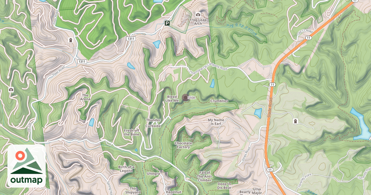 Map of Slide