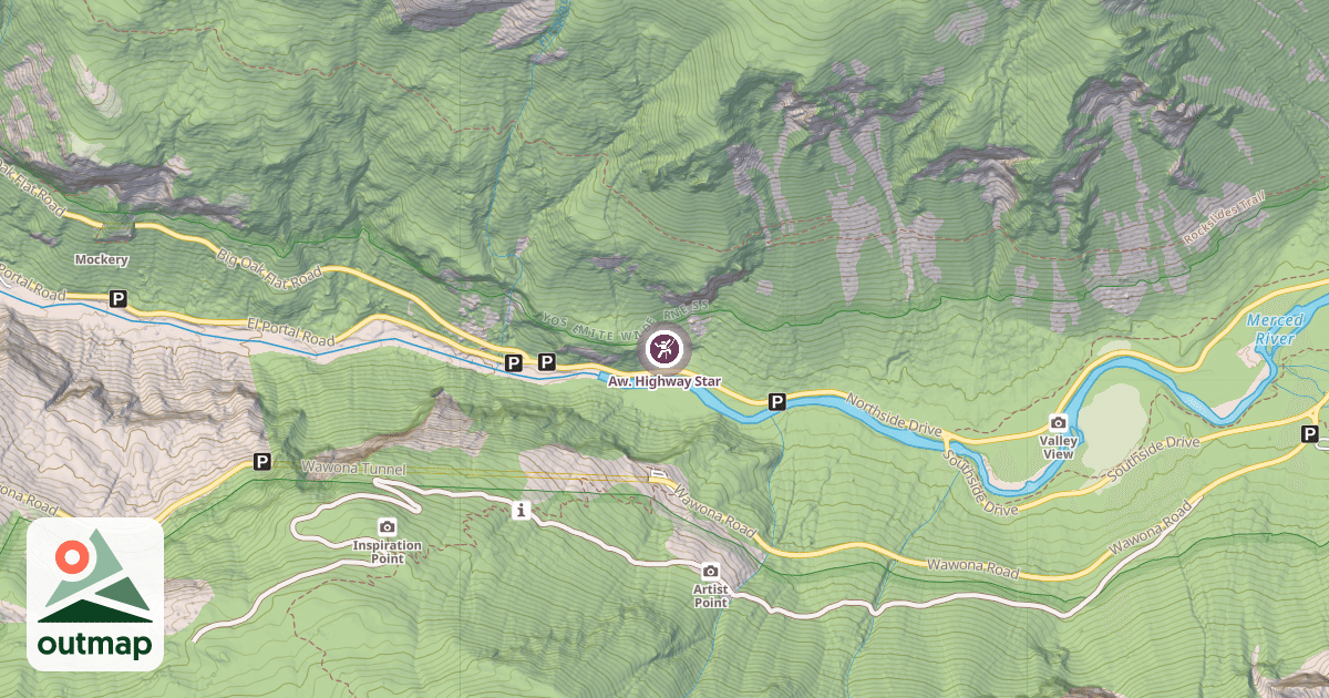Map of Aw. Highway Star