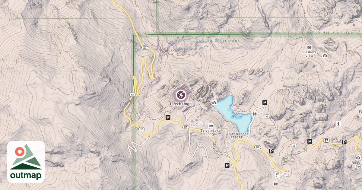 Map of Torech Ungol