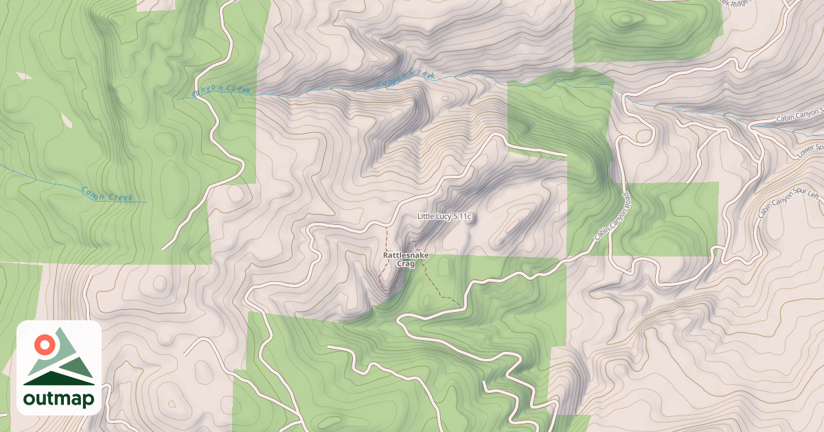 Map of Little Lucy