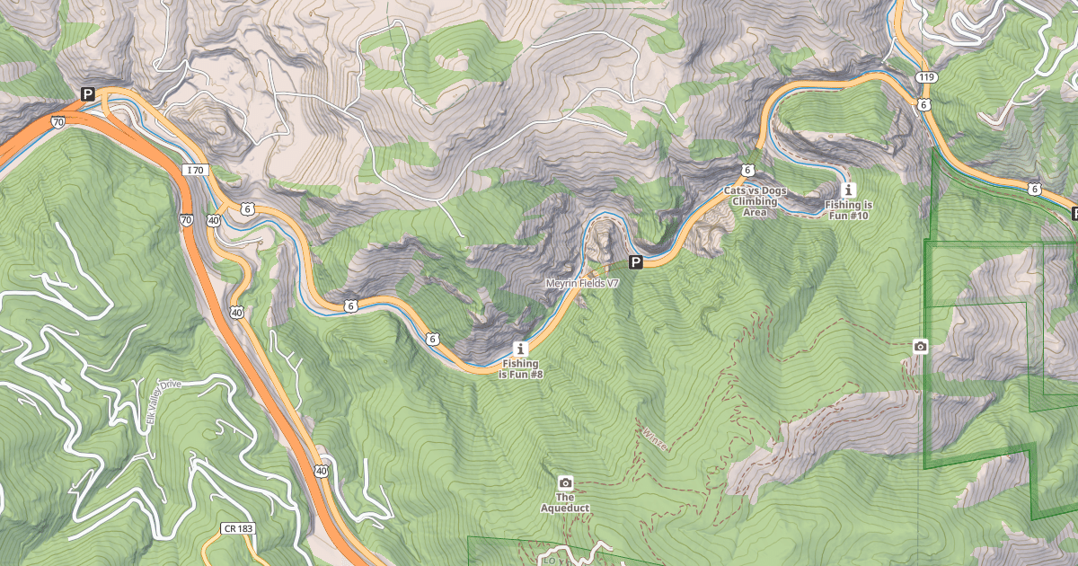 Map preview of Meyrin Fields