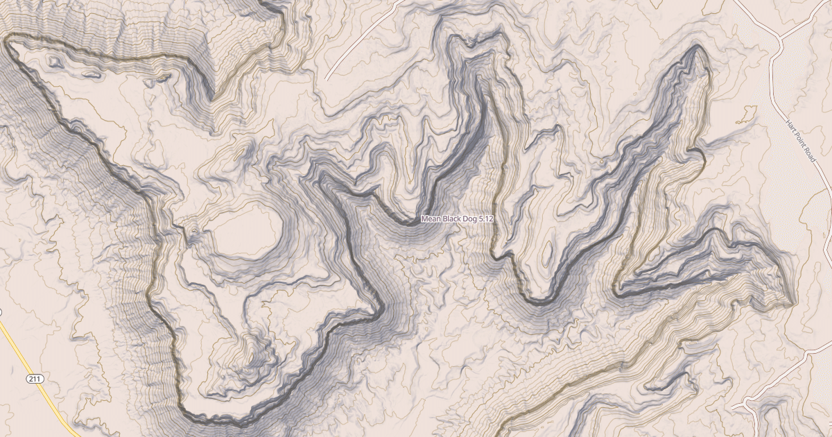 Map preview of Mean Black Dog