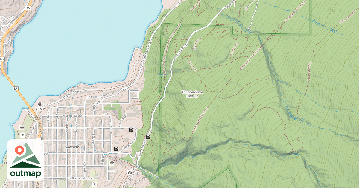 Map of Thunderdome Slab