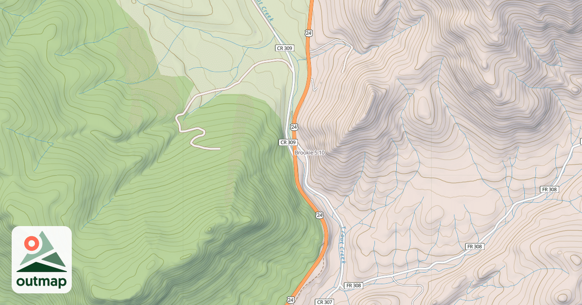 Map of Brookie