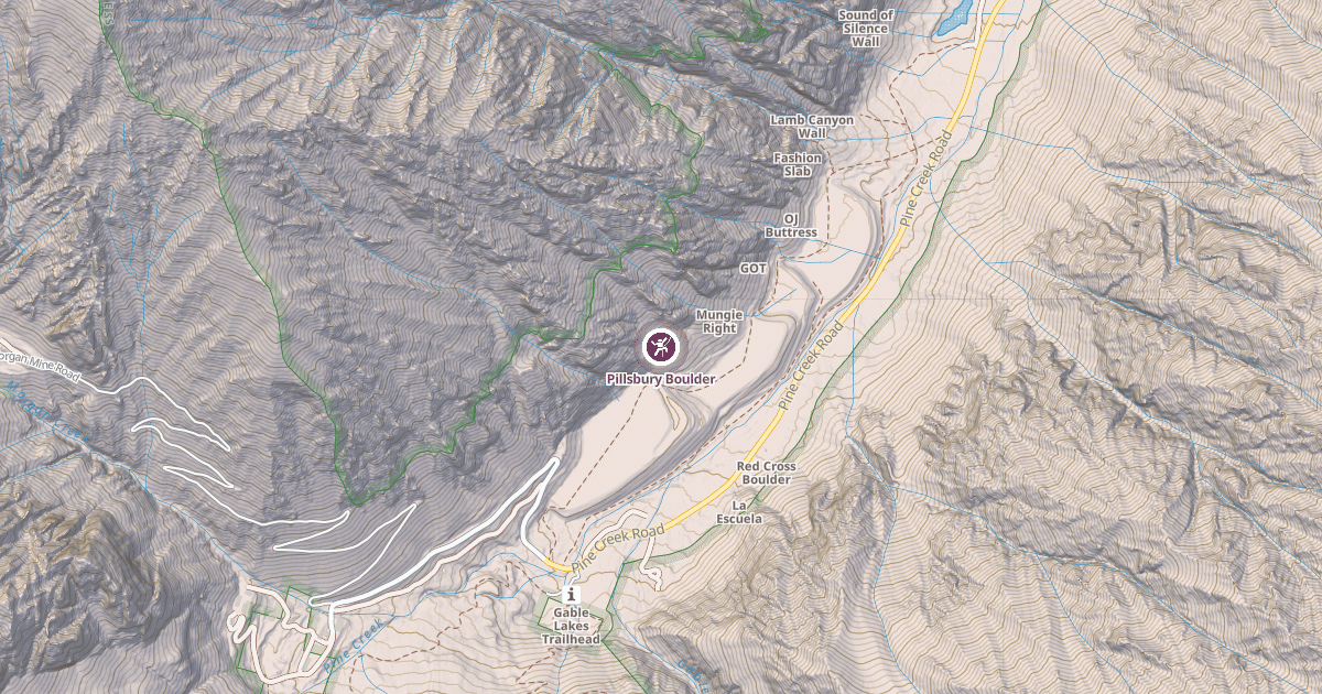 Map preview of Pillsbury Boulder