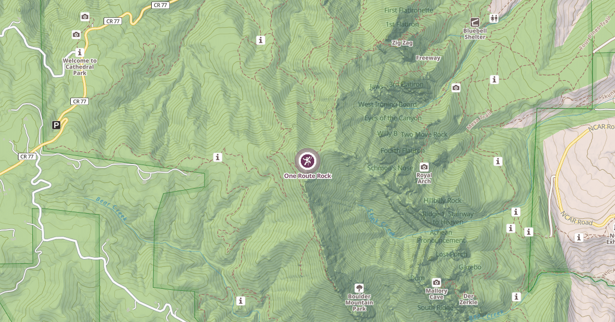 Map preview of One Route Rock