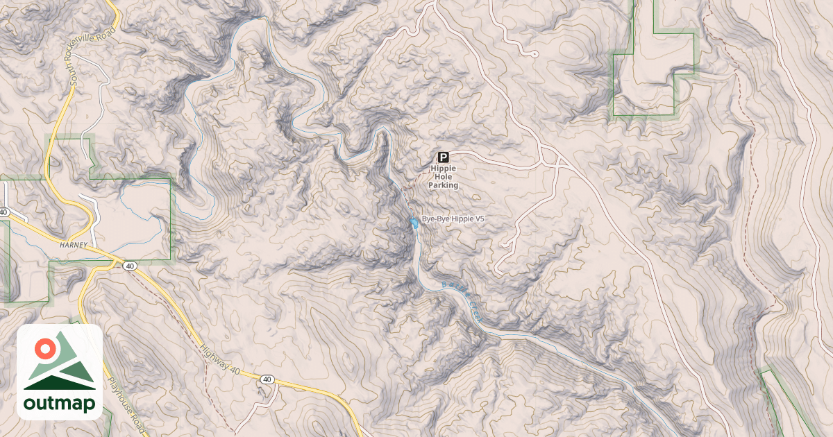Map of Bye-Bye Hippie