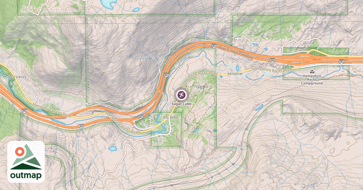 Map of Sugar Cube