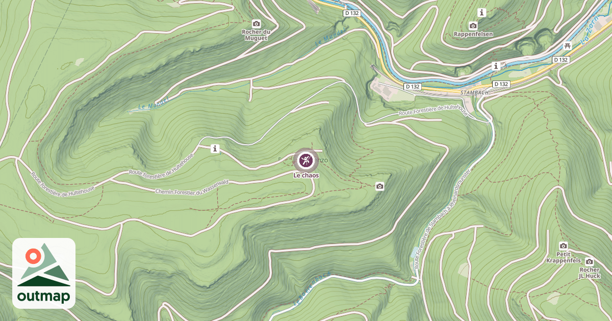 Map of Le chaos