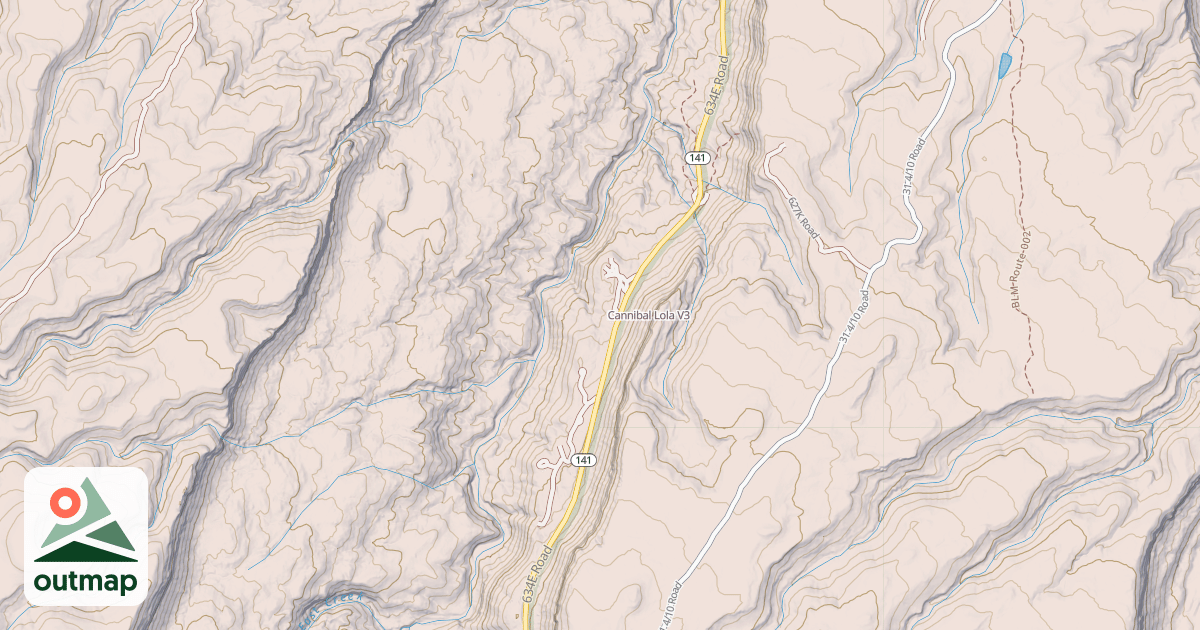 Map of Cannibal Lola