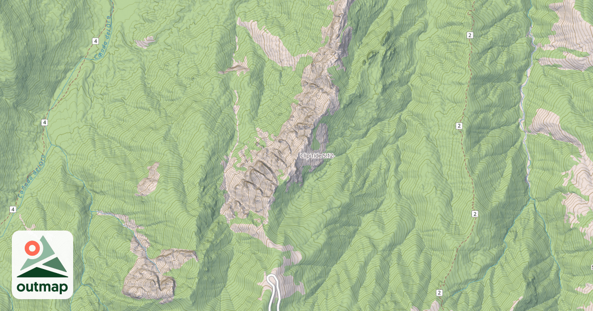 Map of Clip Tide