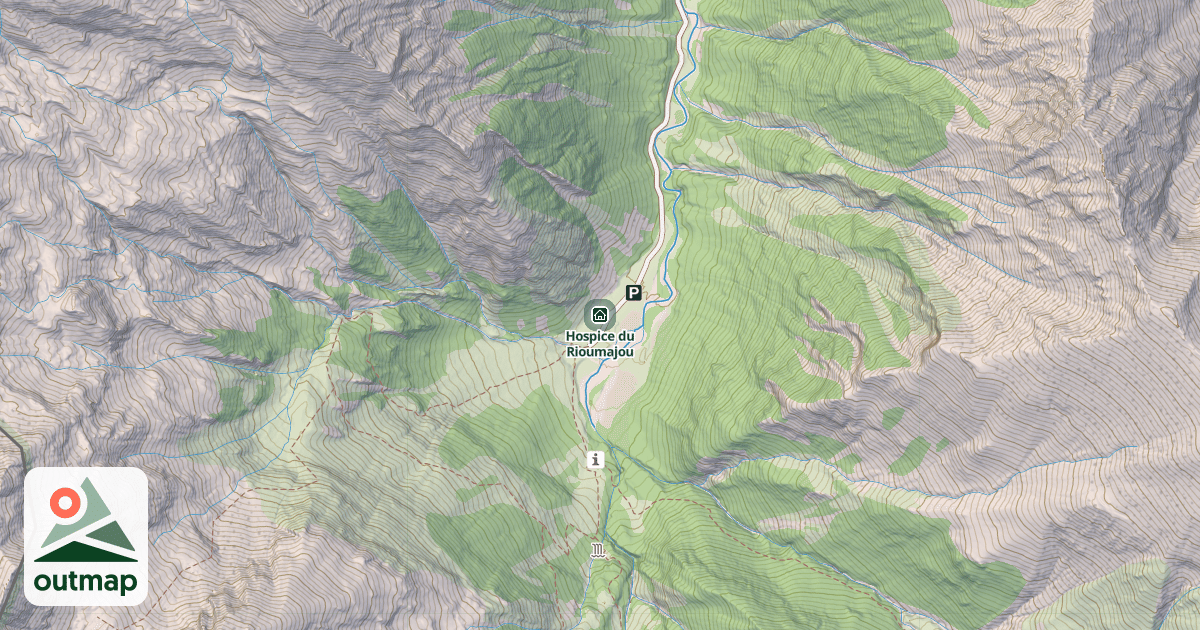 Map of Hospice du Rioumajou