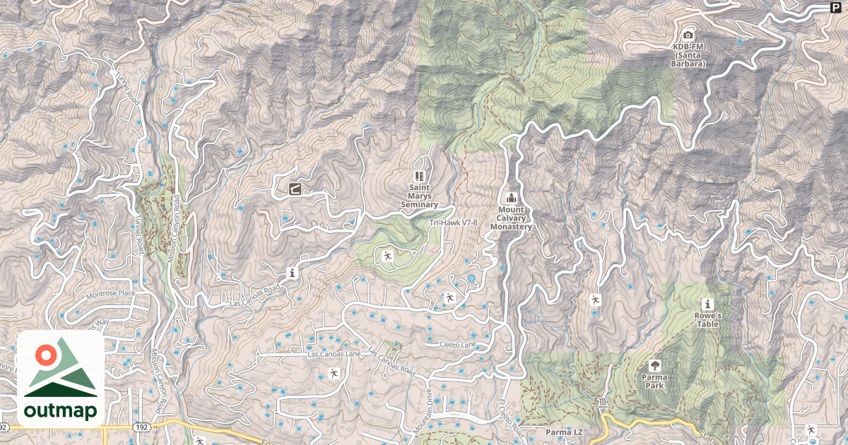 Map of Tri-Hawk