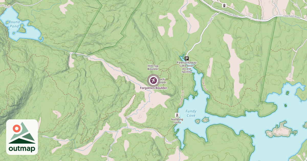 Map of Forgotten Boulder