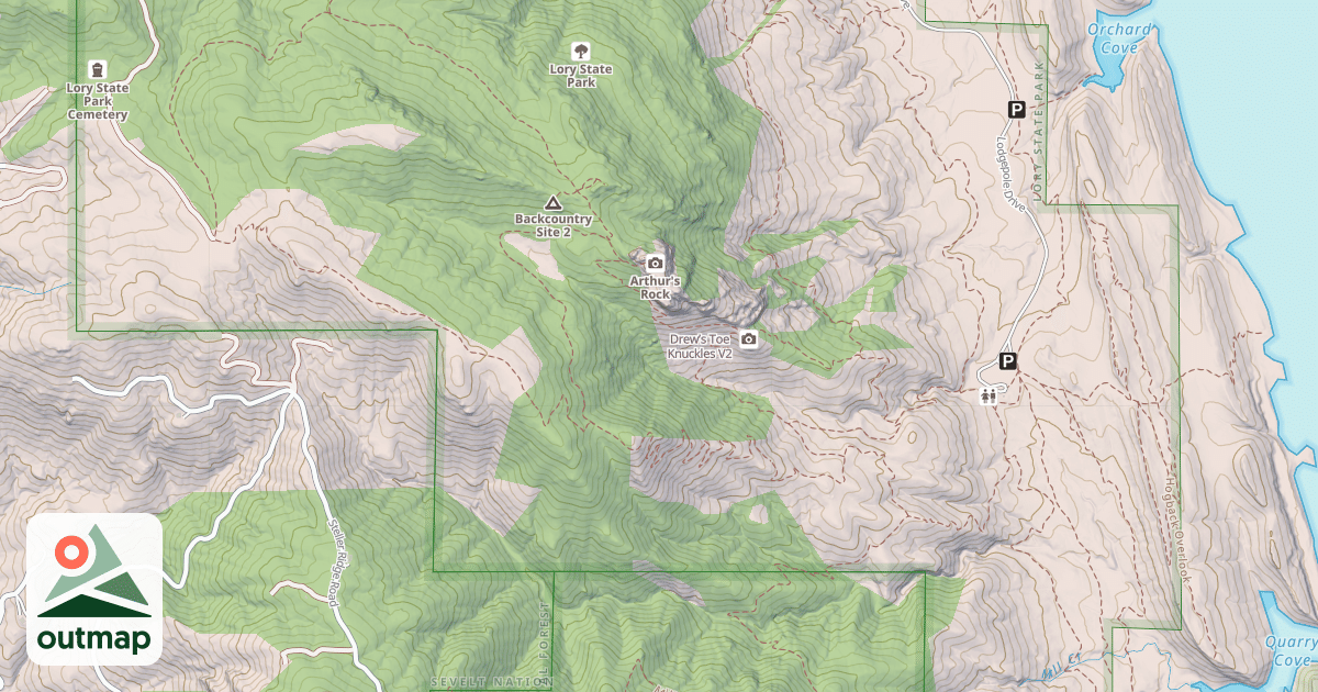 Map of Drew’s Toe Knuckles