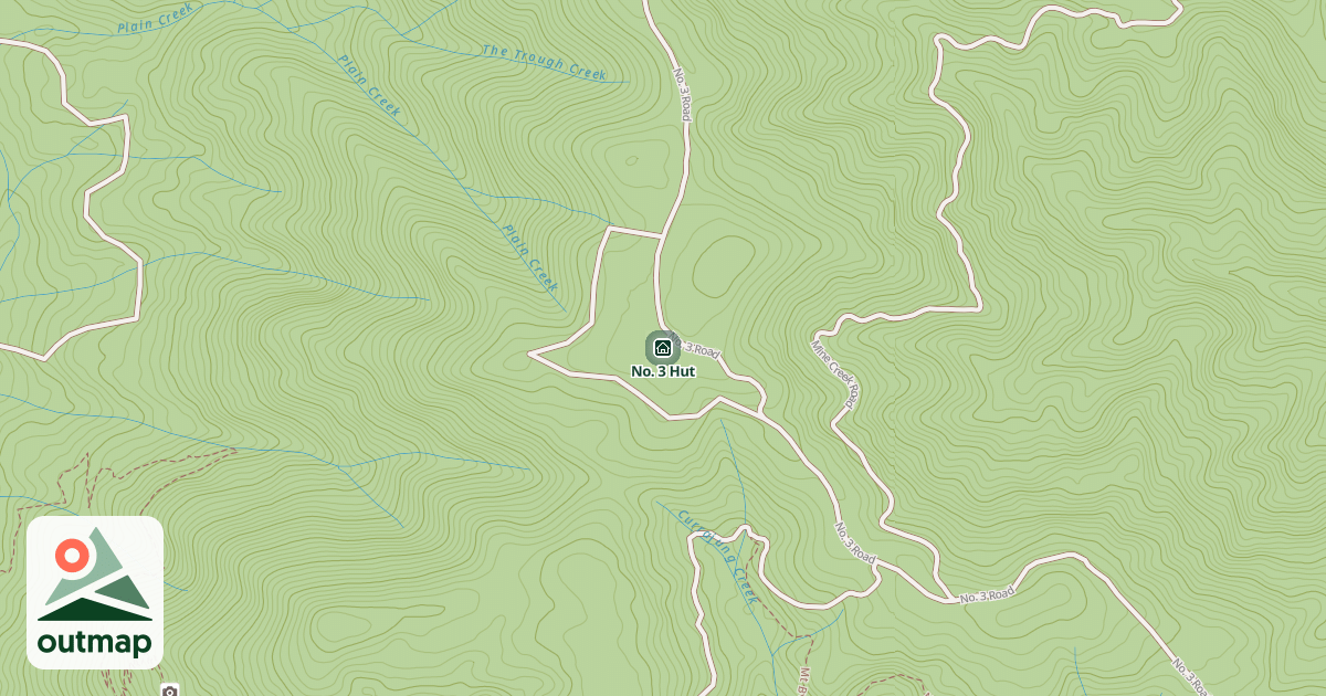 Map of No. 3 Hut